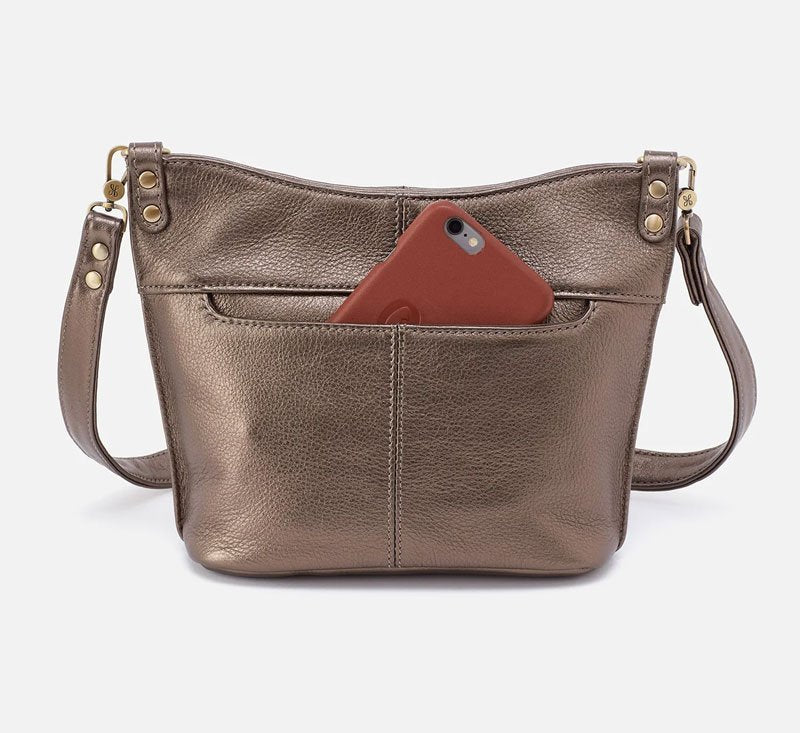 Pewter crossbody online bag