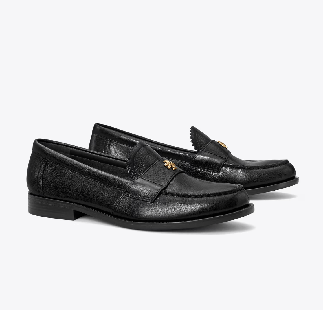 TORY BURCH CLASSIC LOAFER BLACK Shoe Main & Taylor Shoes