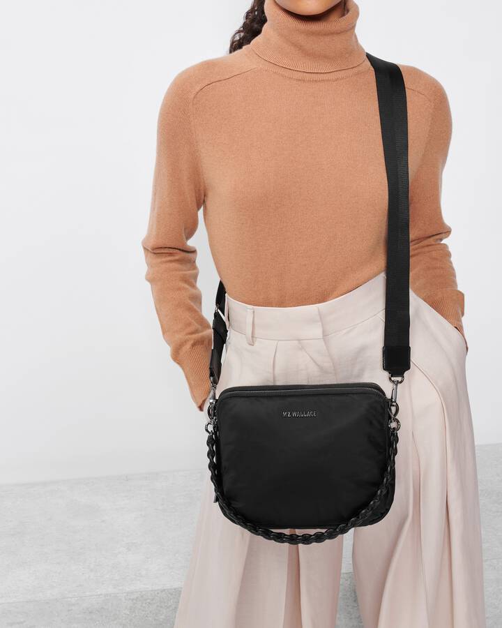 MZ Wallace Black Crossbody Sling Bag