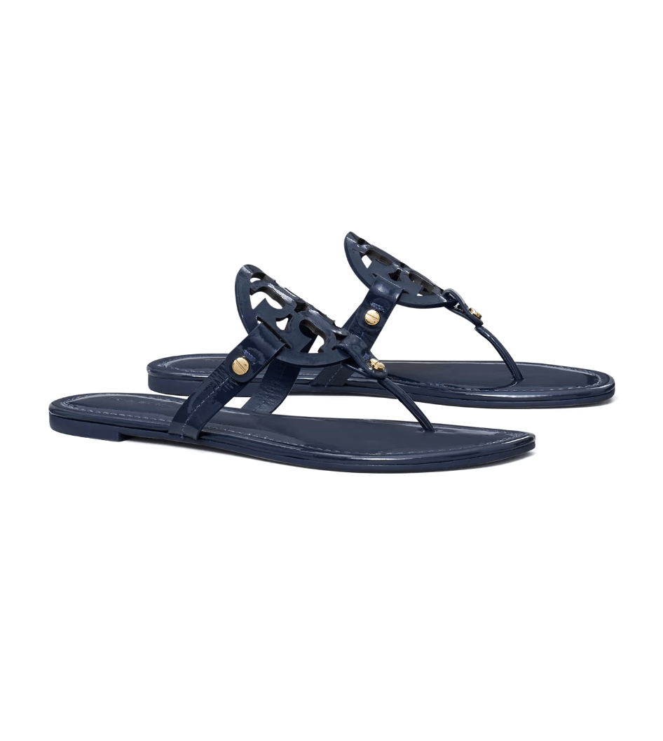 TORY BURCH MILLER CLASSIC NAVY PATENT Shoe Main & Taylor Shoes