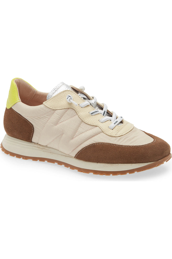 A-4802 COGNAC/TAUPE SNEAKER