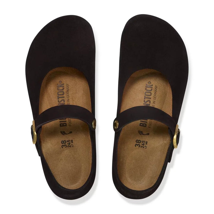 MANTOVA BLACK SUEDE MARYJANE