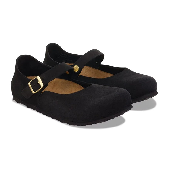 MANTOVA BLACK SUEDE MARYJANE