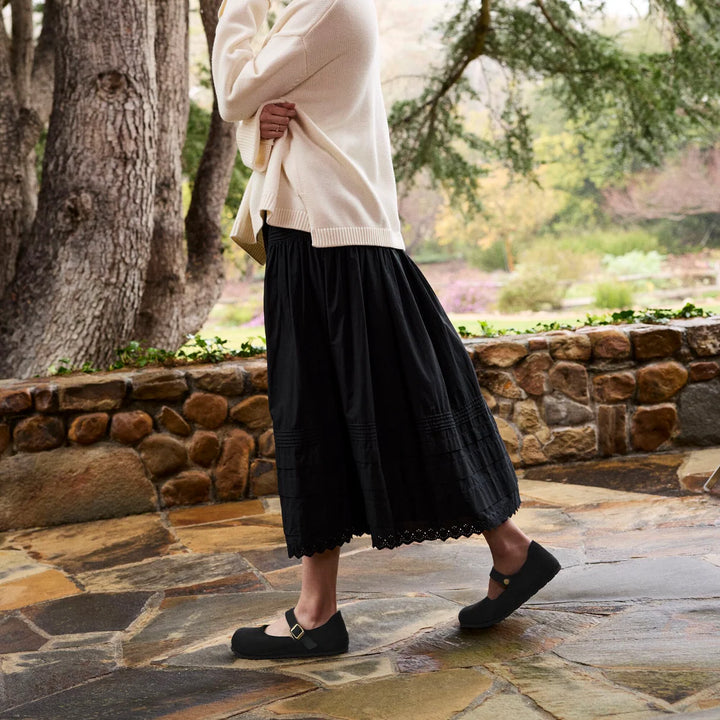 MANTOVA BLACK SUEDE MARYJANE