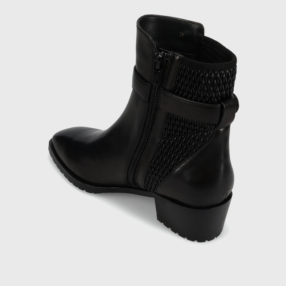 ORLENA BLACK NAPPA WATERPROOF BOOT