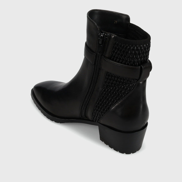 ORLENA BLACK NAPPA WATERPROOF BOOT