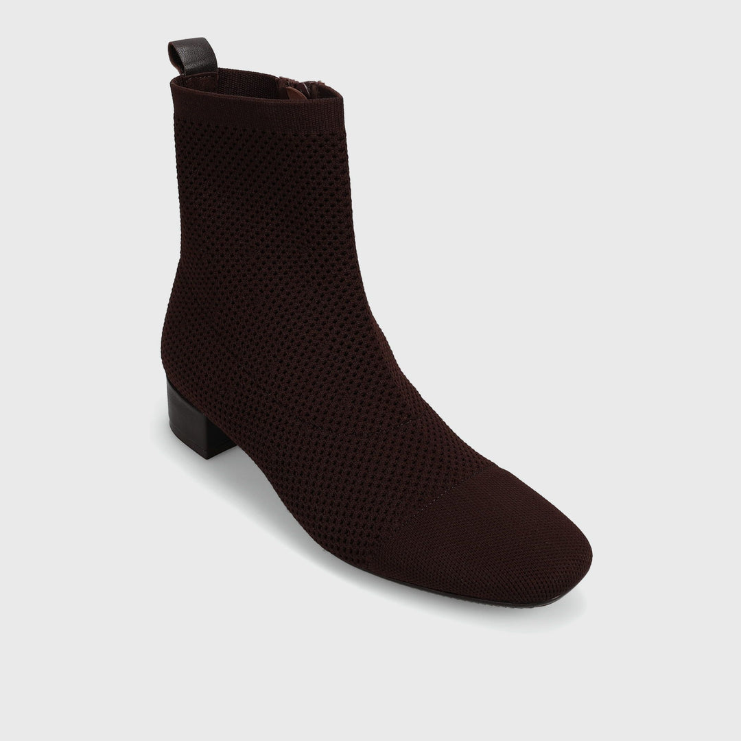 PANSEE BLACK KNIT BOOT