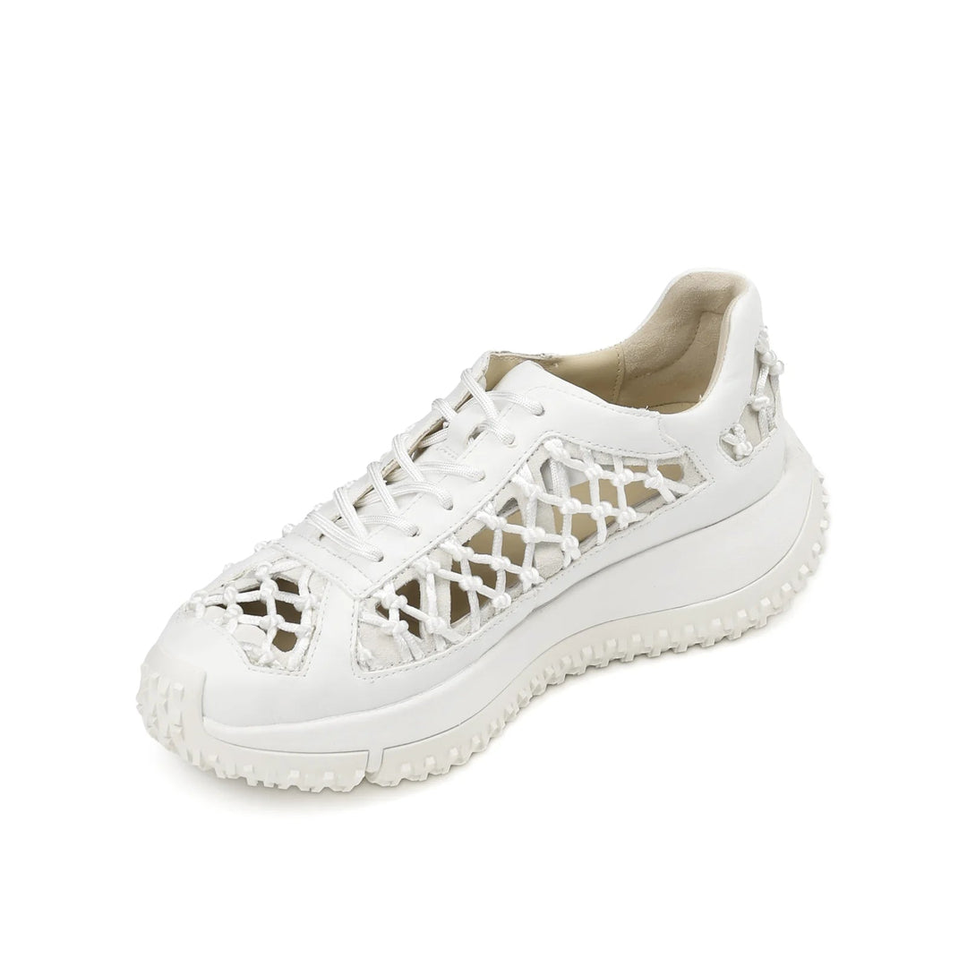 4CCCCEES KAPOK LINK WHITE SNEAKER Handbags | Shop now at Main &amp; Taylor Shoes!