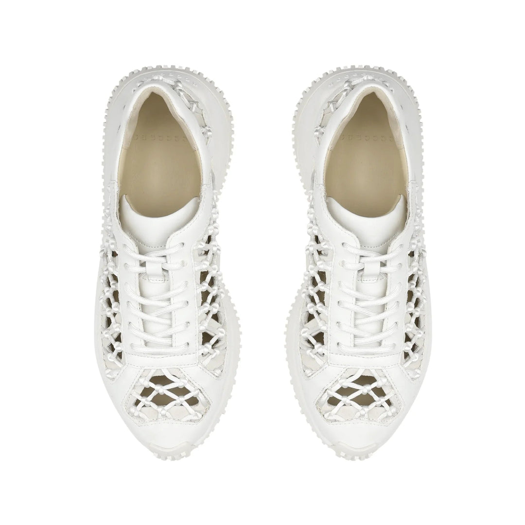 4CCCCEES KAPOK LINK WHITE SNEAKER Handbags | Shop now at Main &amp; Taylor Shoes!