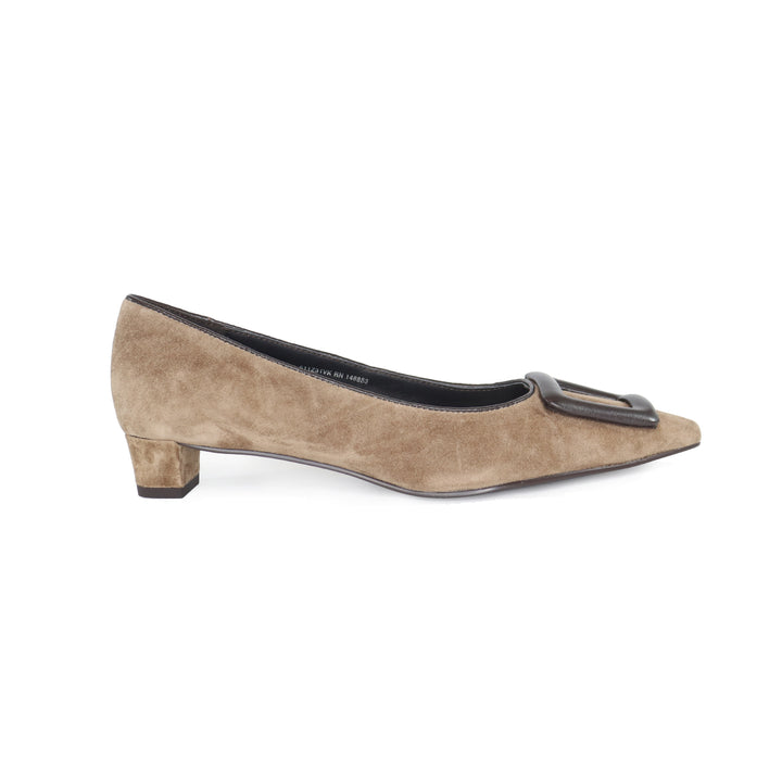 BONNIE PUMP TAUPE SUEDE
