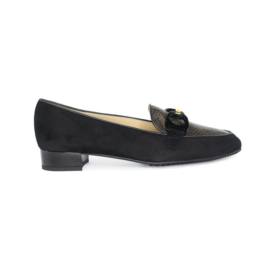 20316 BLACK/BROWN LOAFER