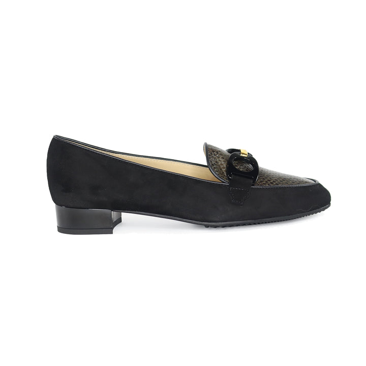 20316 BLACK/BROWN LOAFER