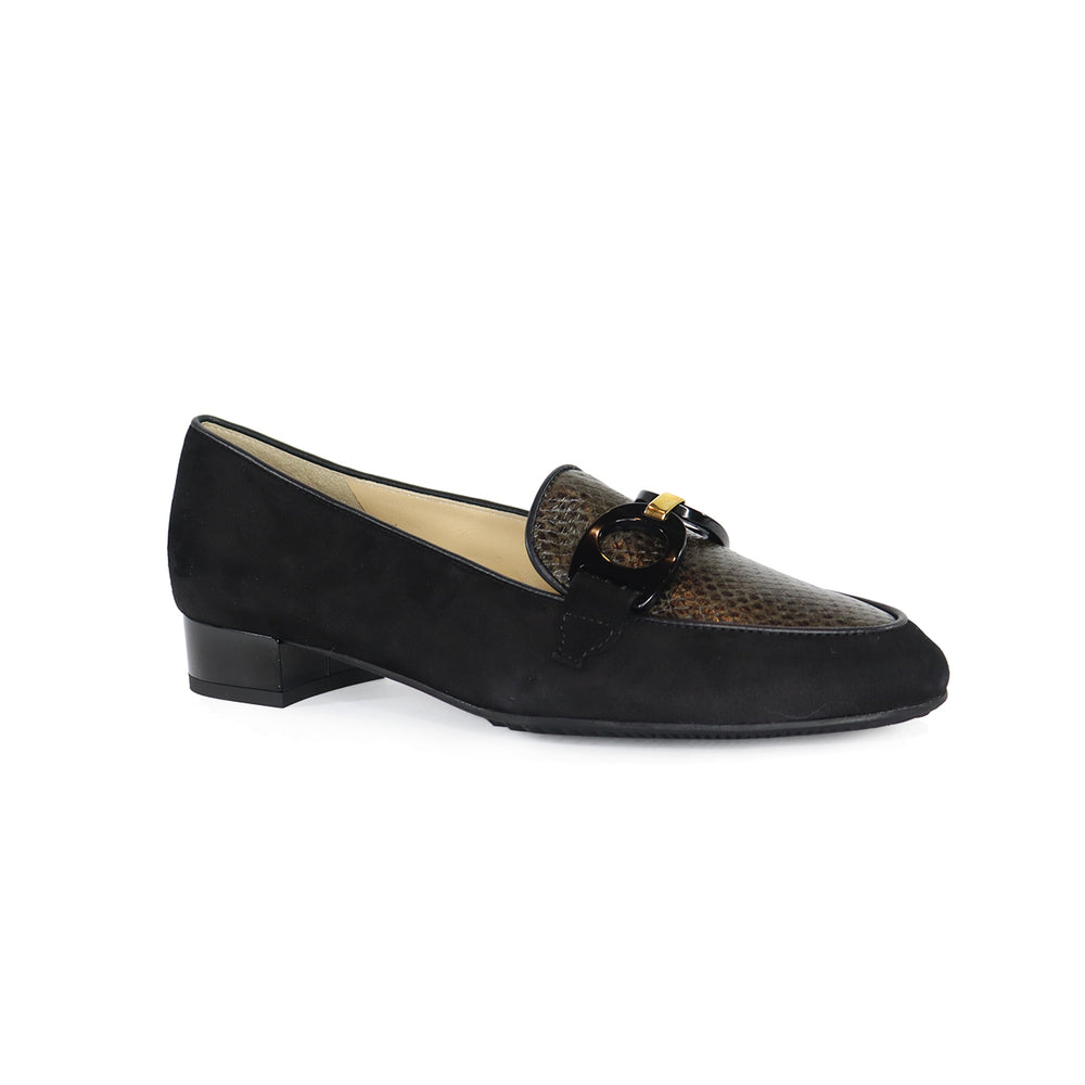 20316 BLACK/BROWN LOAFER