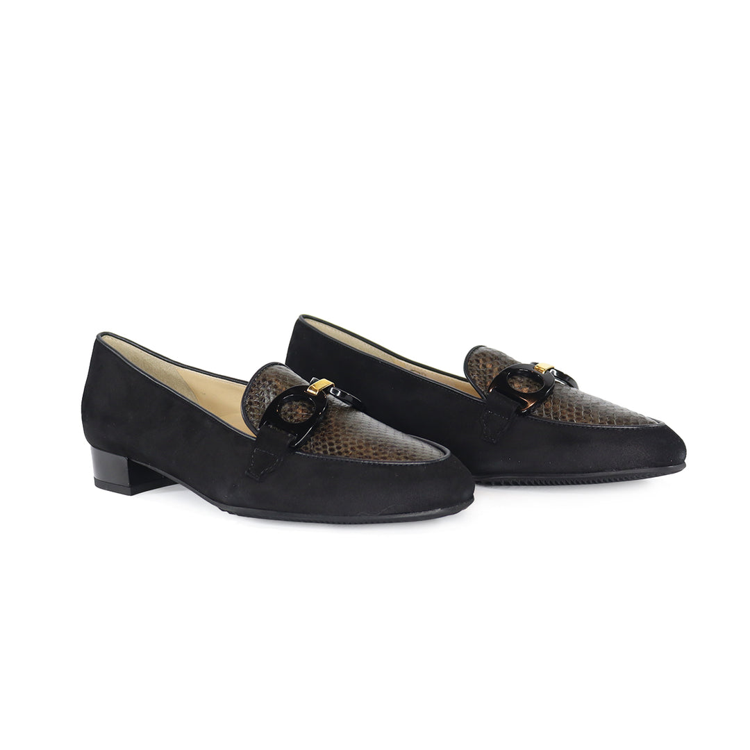 20316 BLACK/BROWN LOAFER