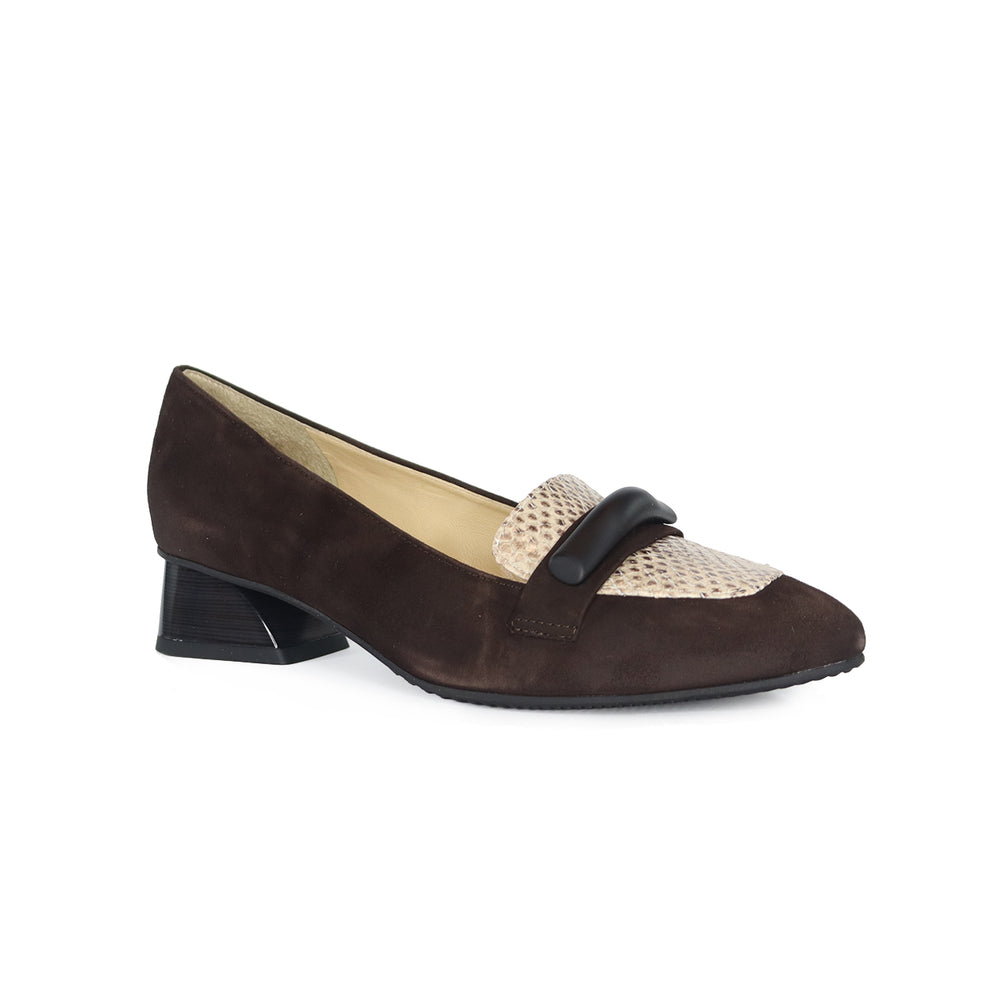 32079 BROWN SUEDE LOAFER