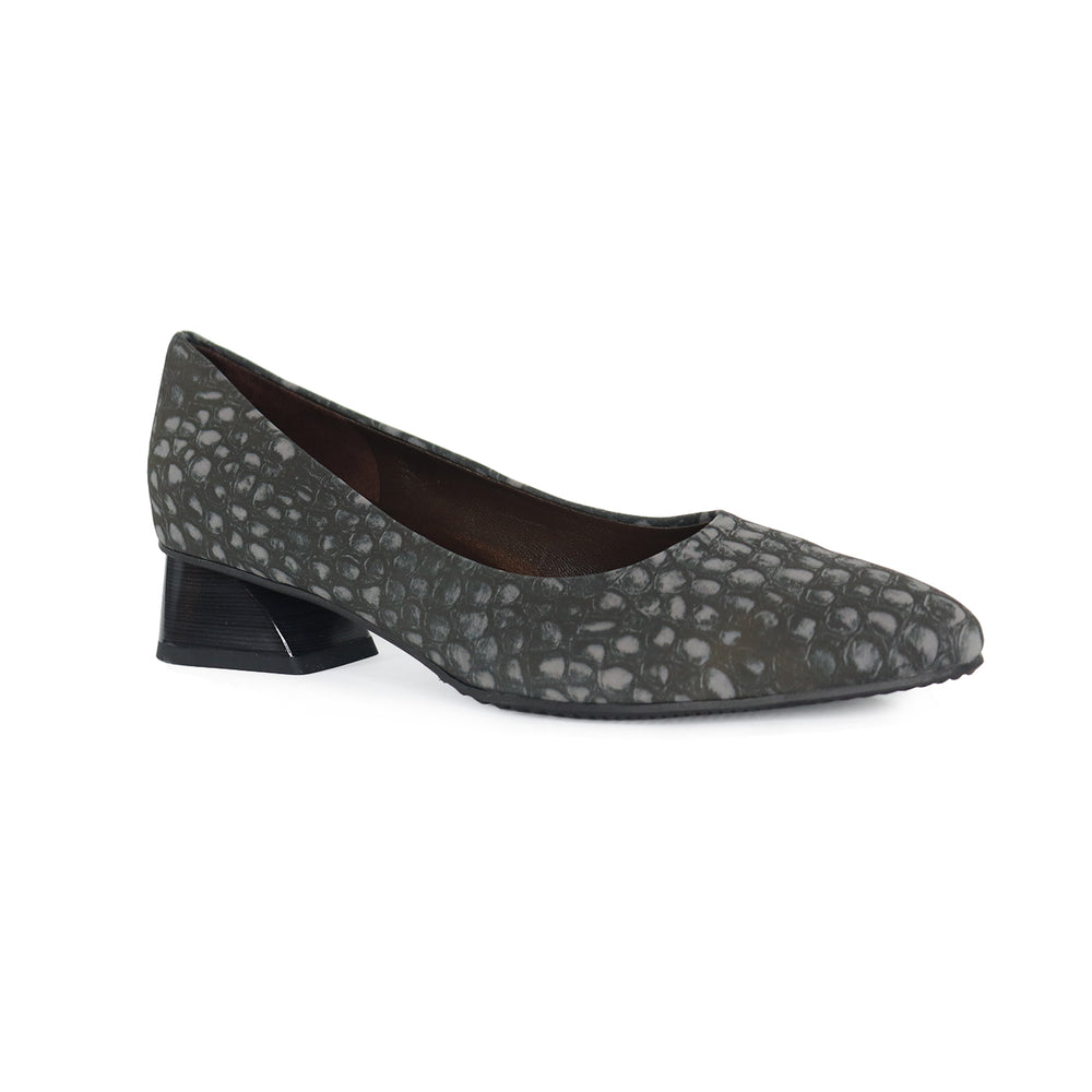 32328 GREY LOW HEEL