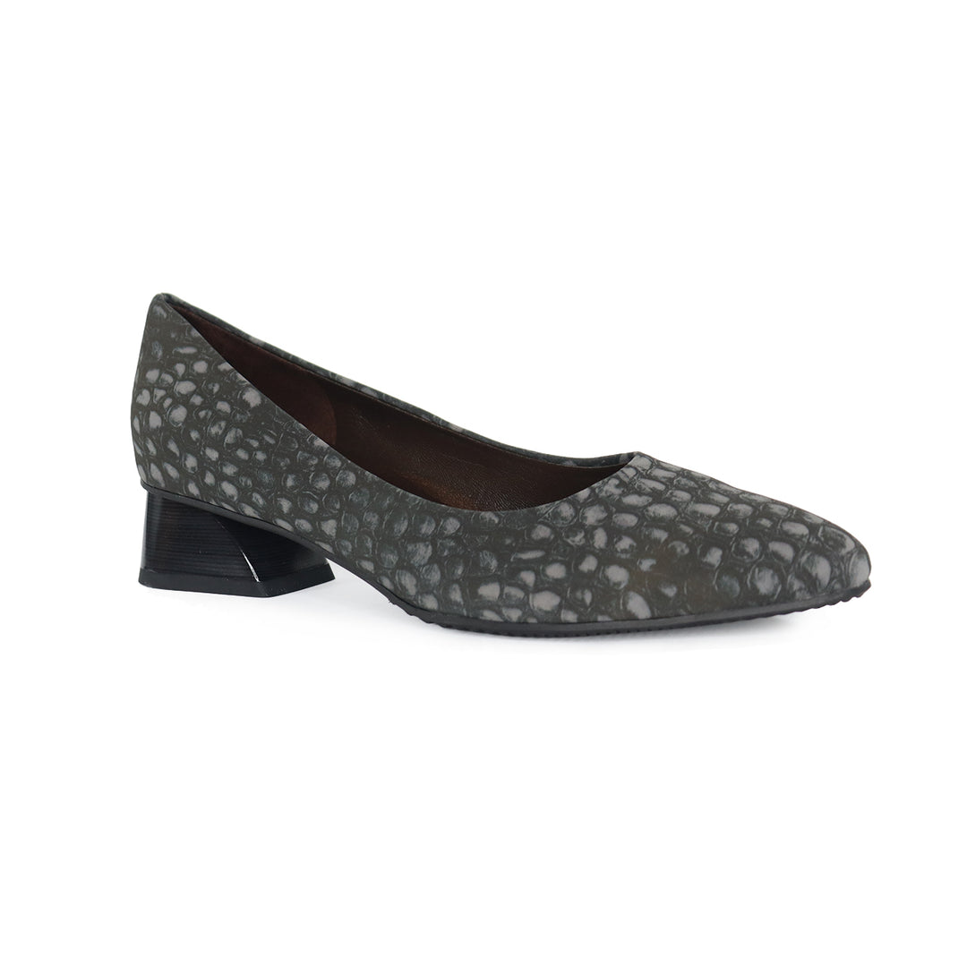 32328 GREY LOW HEEL