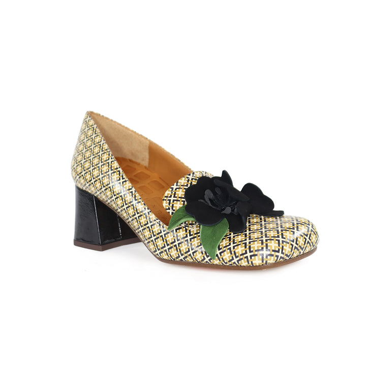 SWUZ CUERO/BLACK HEEL