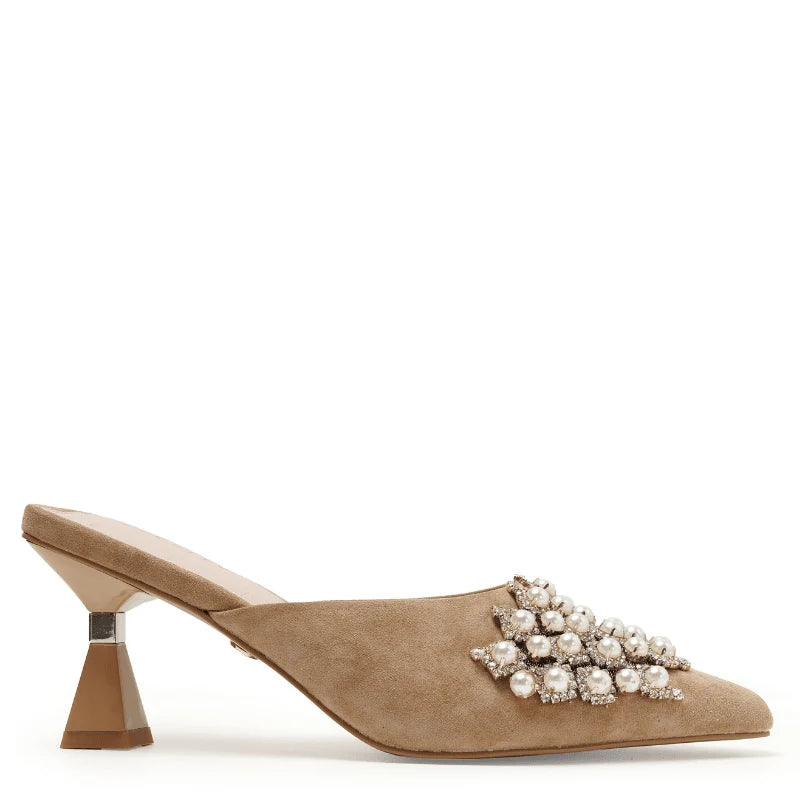 JOICE SAND SUEDE MULE