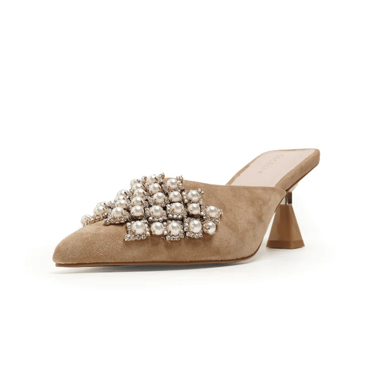 JOICE SAND SUEDE MULE