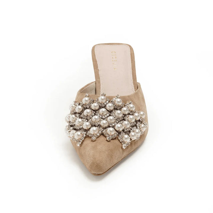 JOICE SAND SUEDE MULE