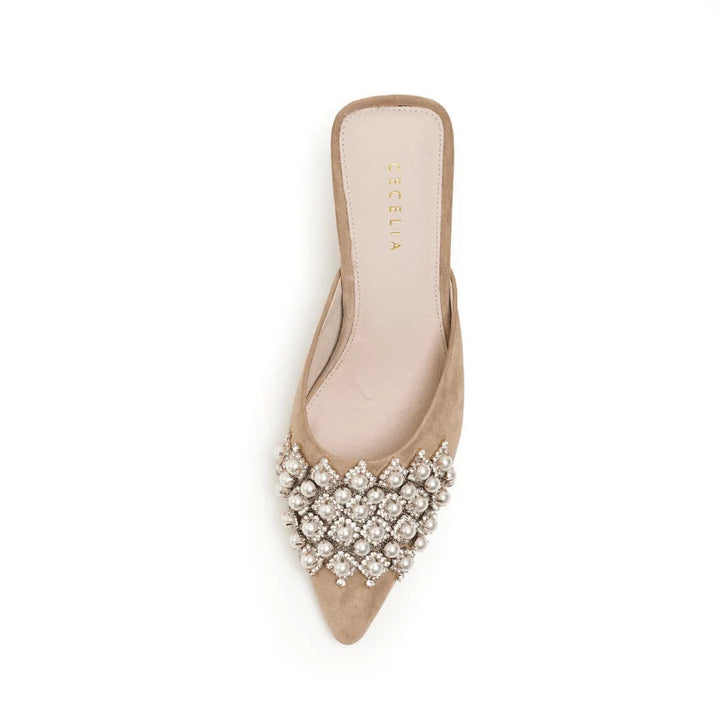 JOICE SAND SUEDE MULE