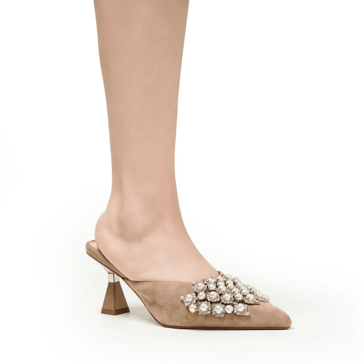 JOICE SAND SUEDE MULE