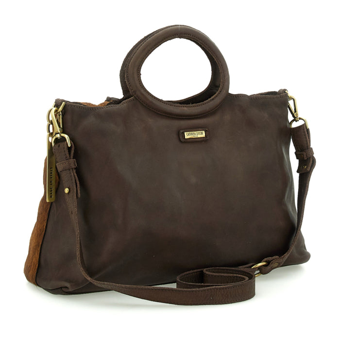 BARBARA BROWN PONY HAIRCALF SHOPPER