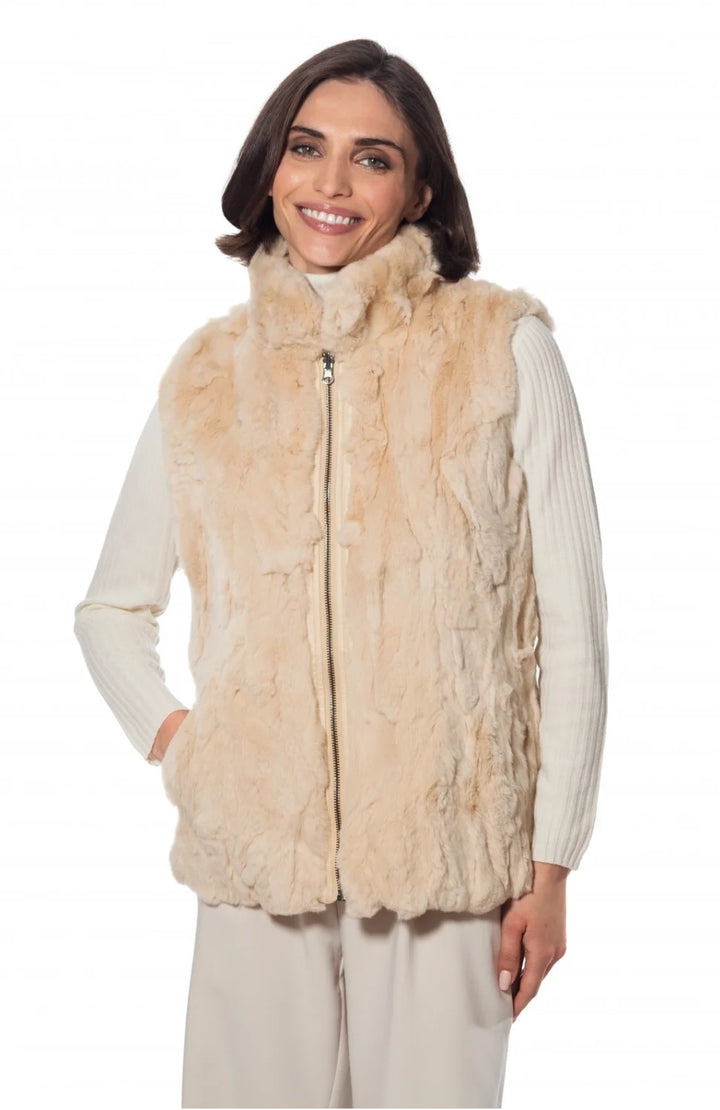 FL260 REVERSIBLE VEST CHAMPAGNE