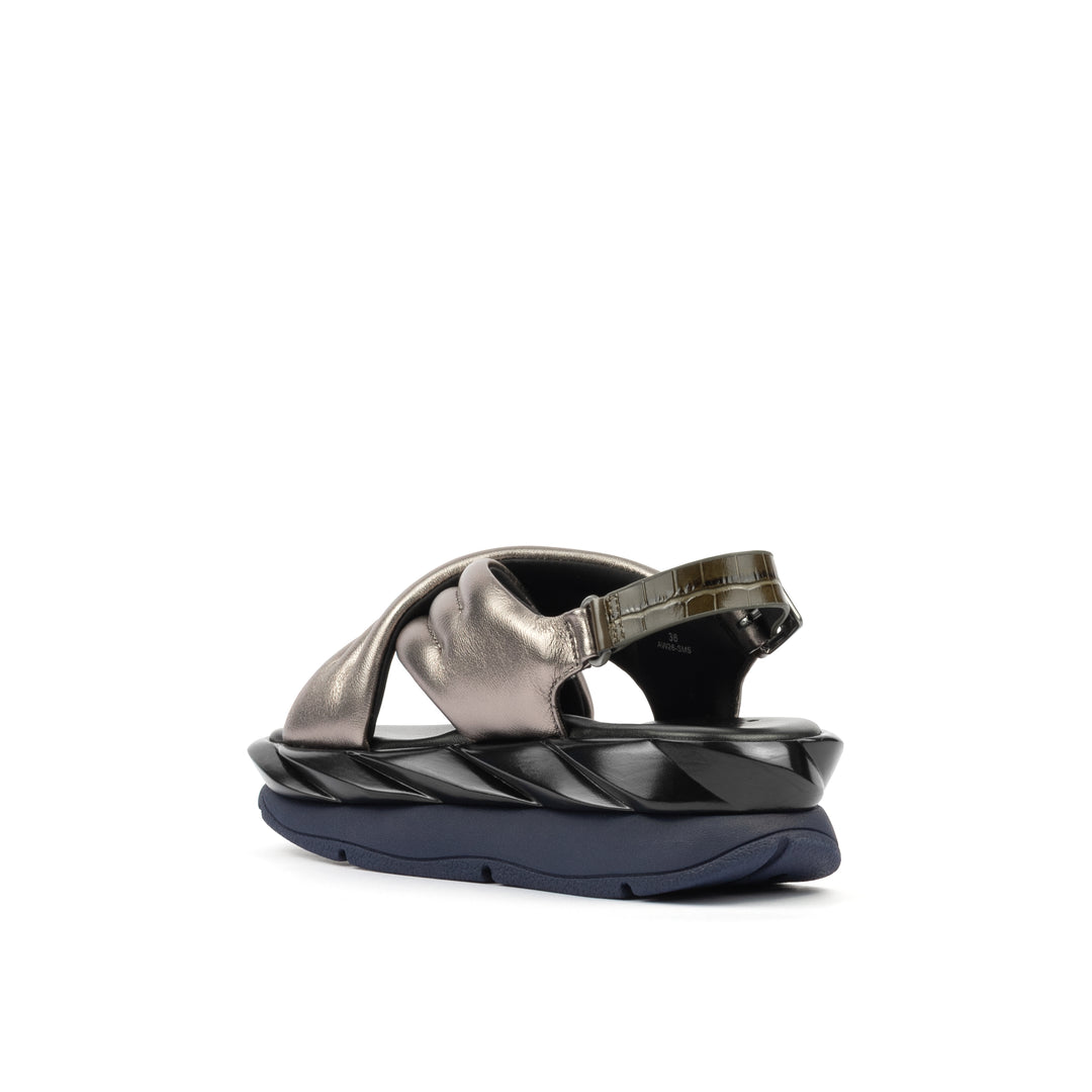 MELLOW MANA GUNMETAL SANDAL