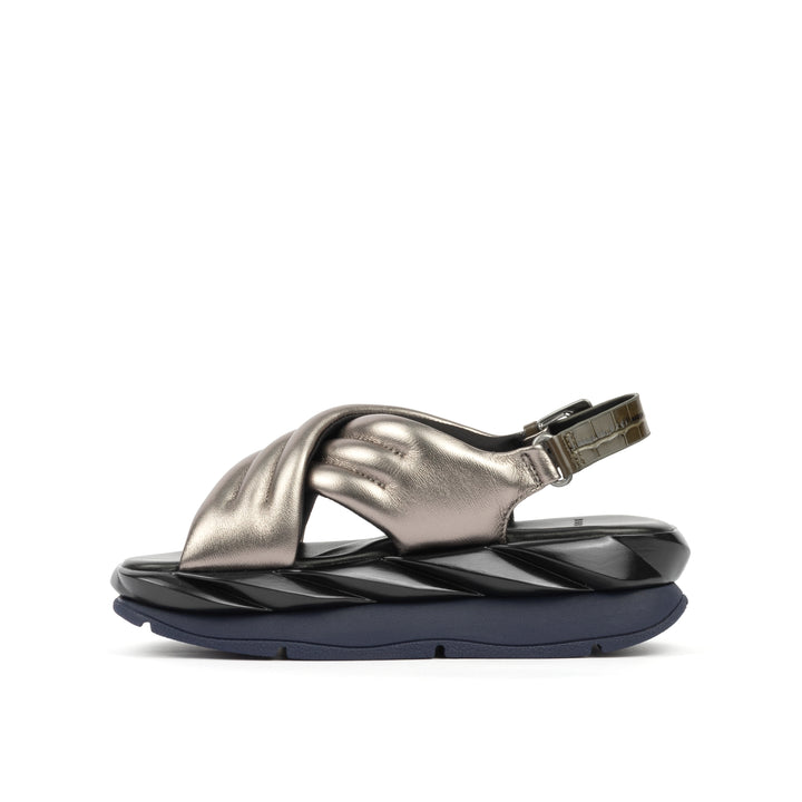 MELLOW MANA GUNMETAL SANDAL