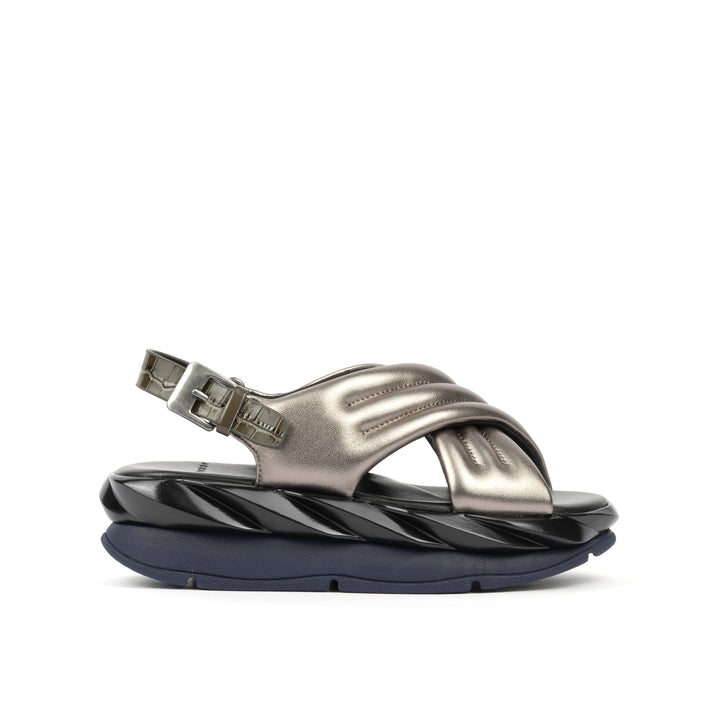 MELLOW MANA GUNMETAL SANDAL