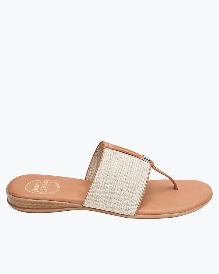 NICE BEIGE LINEN SANDAL