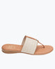 NICE BEIGE LINEN SANDAL