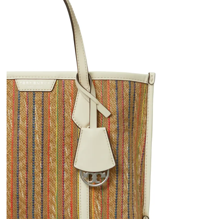 AUTH NWT $398 Tory Burch Women's McGraw Stripe Woven Small