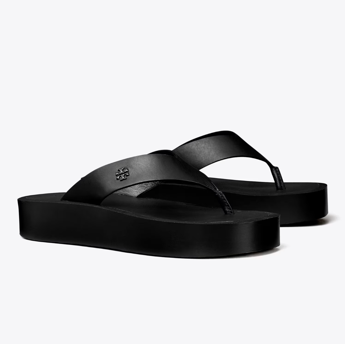 シューズ・サンダルその他 Manebi Black leather flip-flops PLATFORM FLIP FLOP BLACK – Main & Taylor