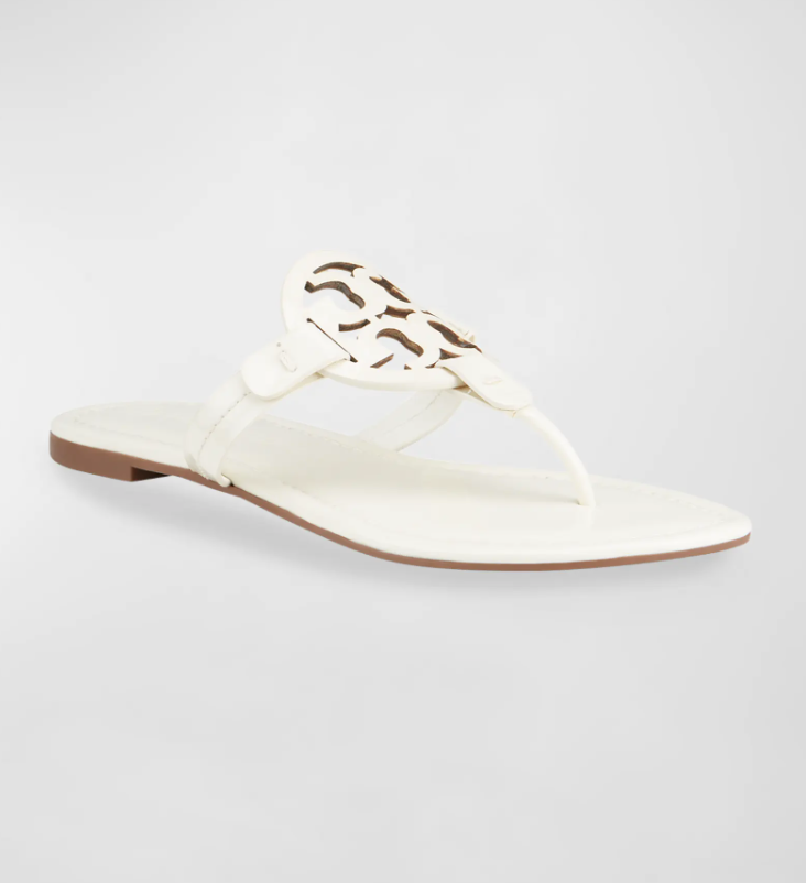 Tory store Burc ivory Sandals