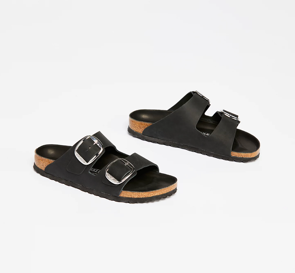 靴 Birkenstock Arizona Big Buckle Black 43 Birkenstock Arizona Big Buckle black oiled leather