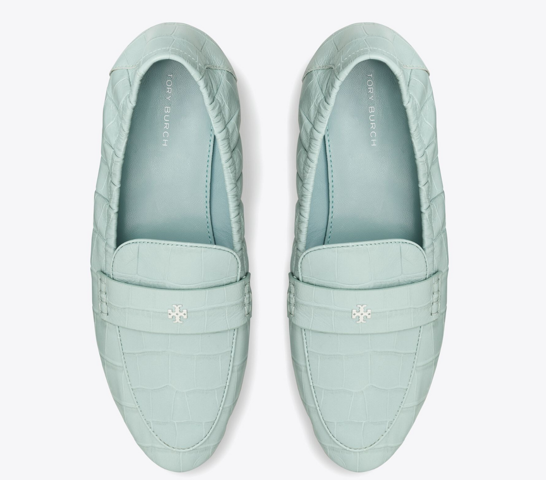 トリーバーチ　スウェードモカシン 美品 TORY BURCH トリーバーチ スエード モカシン キャメル 5M