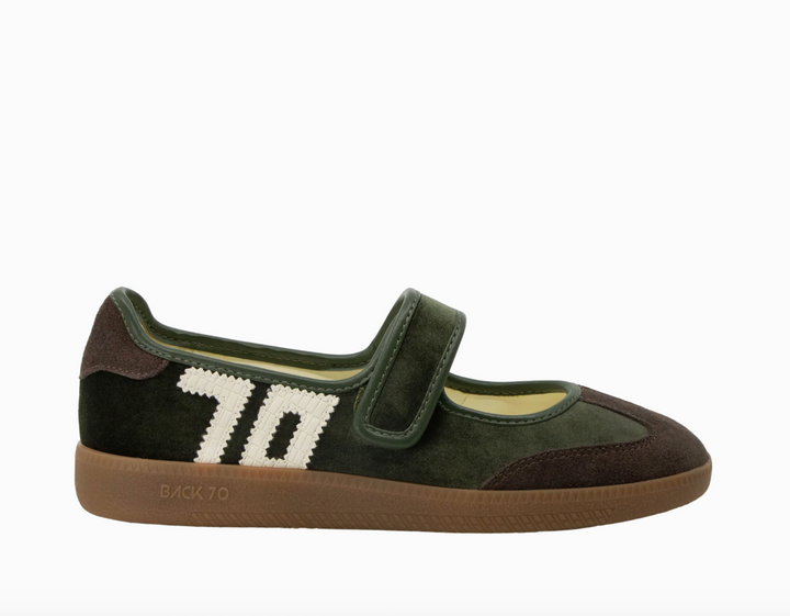 AYA OLIVE/MILK SNEAKER