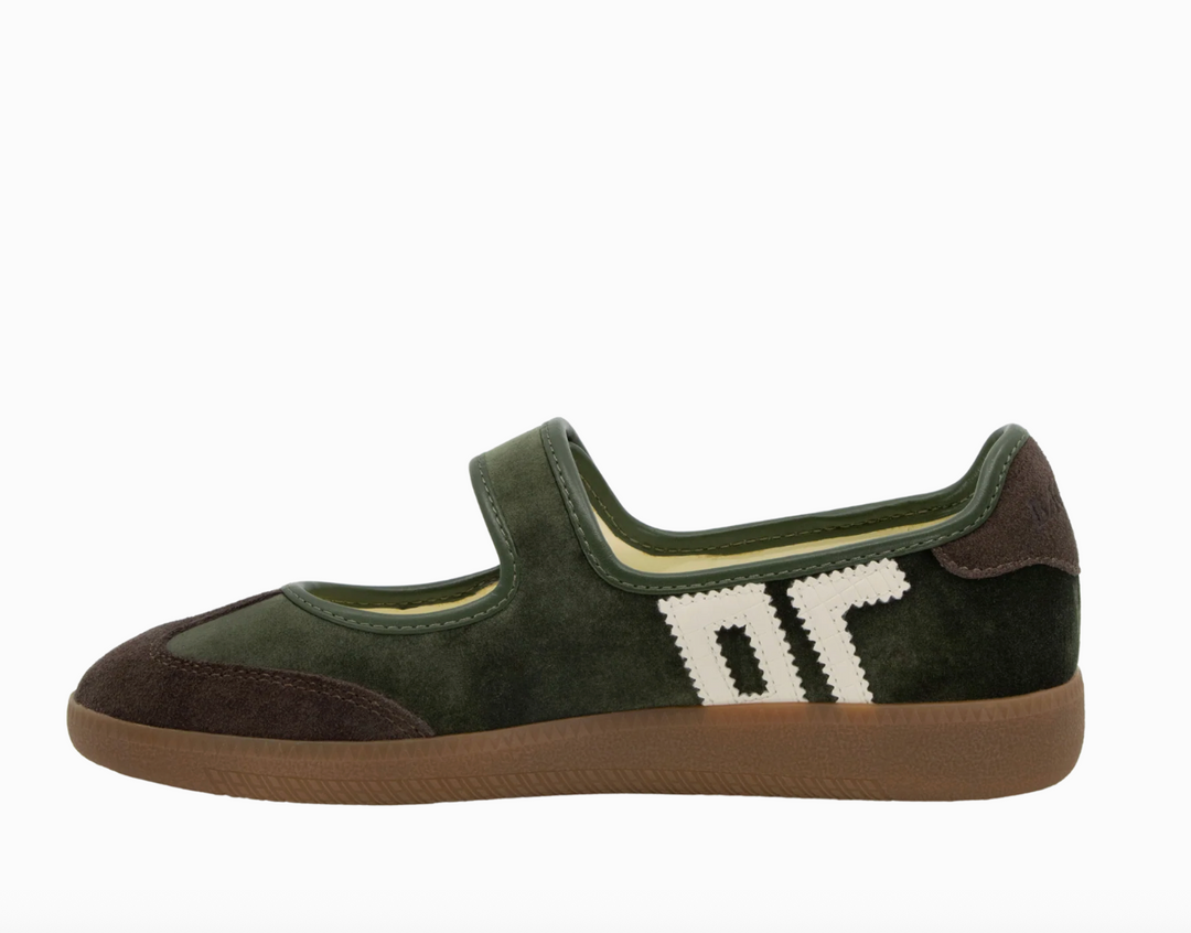 AYA OLIVE/MILK SNEAKER