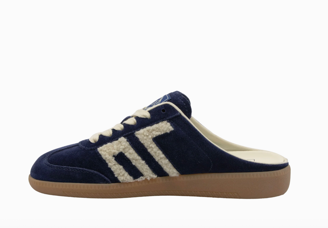 EASTER NAVY TEDDY BACKLESS SNEAKER