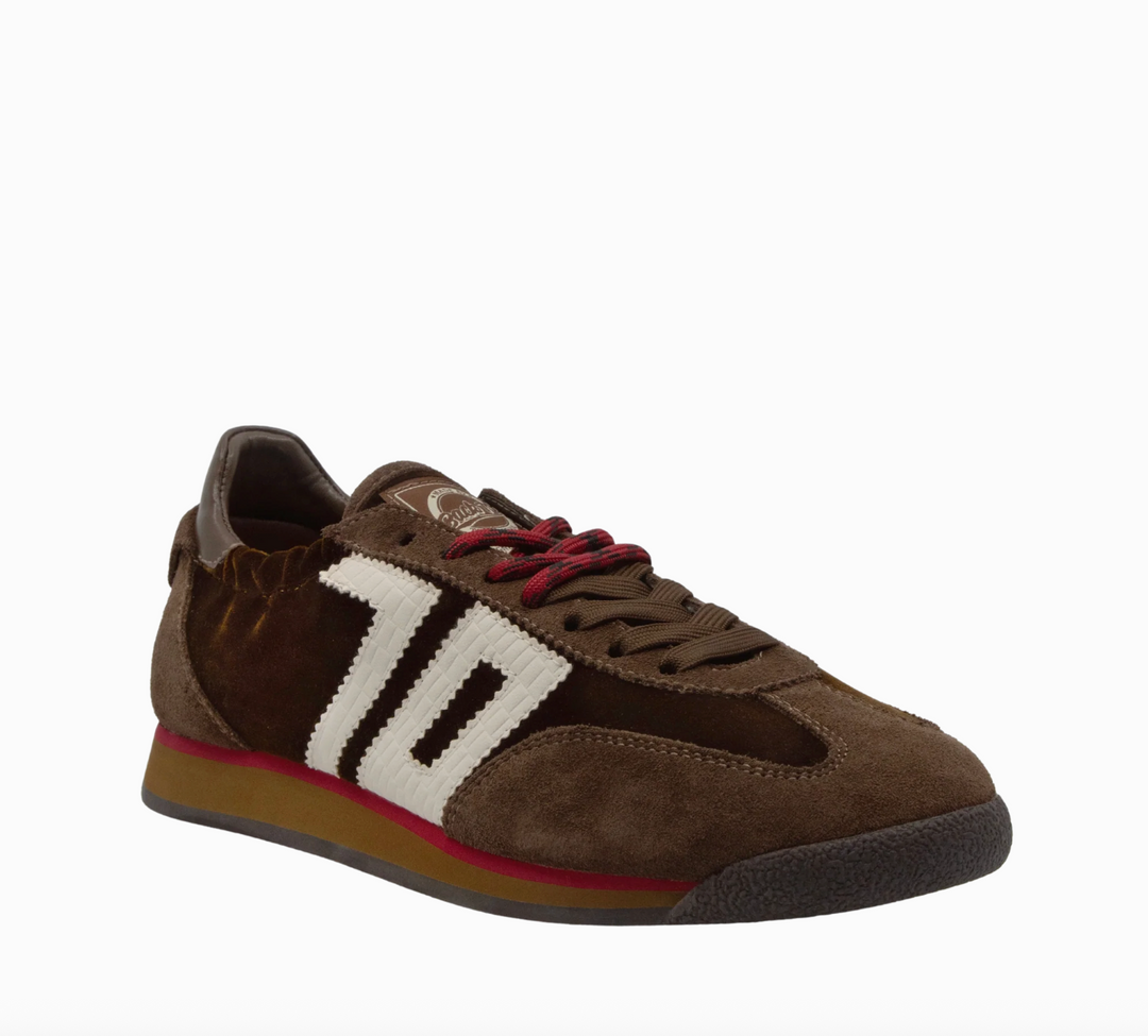 ROCKET BROWN BUTTER VELVET SNEAKER