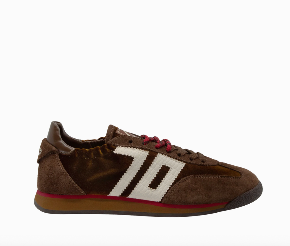 ROCKET BROWN BUTTER VELVET SNEAKER
