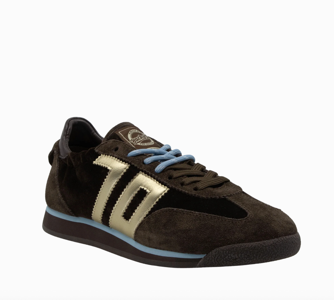 ROCKET DARK COFFEE VELVET SNEAKER