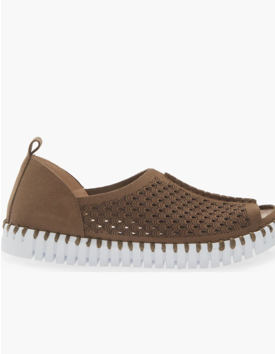 TULIP-9377 CHESTNUT OPEN TOE