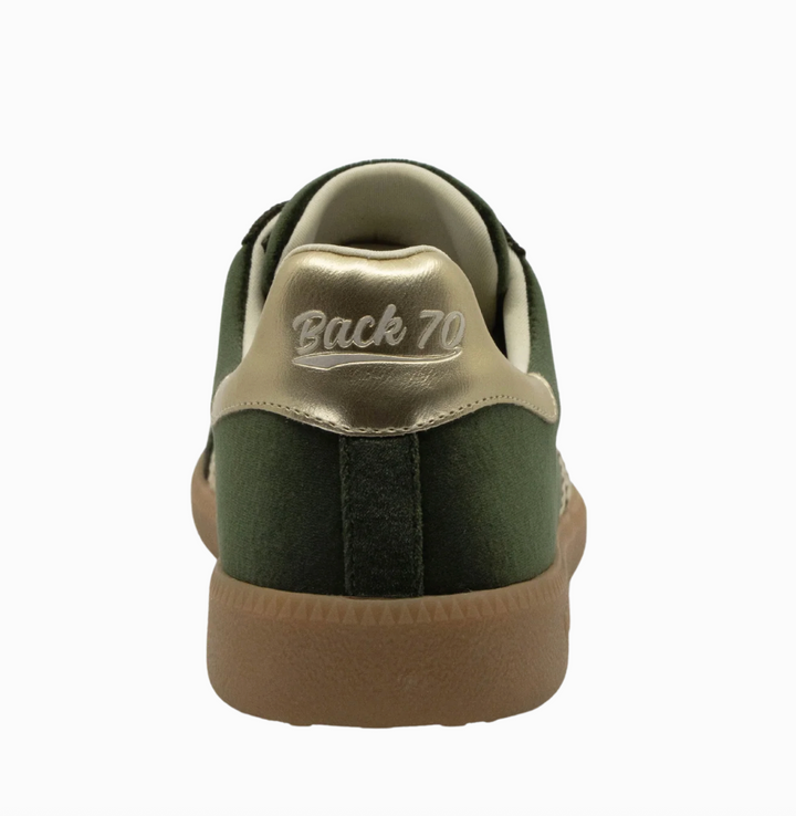 CLOUD W26 OLIVE GOLD VELVET SNEAKER