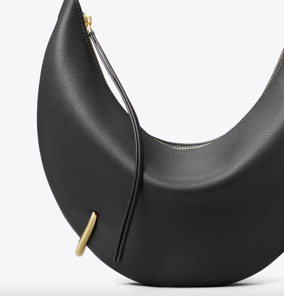 PIERCED CROSSBODY BLACK