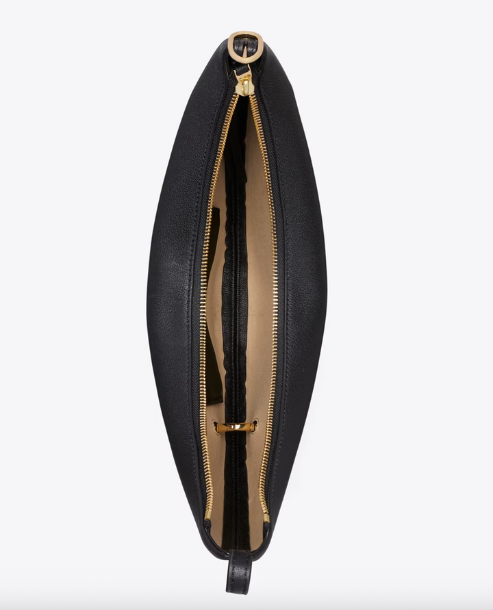 PIERCED CROSSBODY BLACK