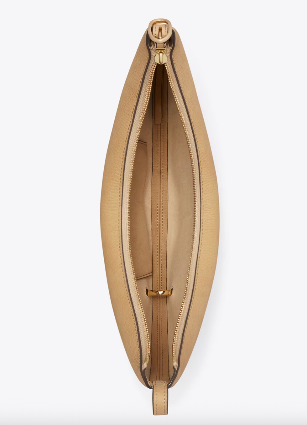 PIERCED CROSSBODY STONE NUBUCK